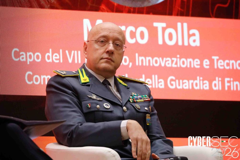 Marco Tolla, Capo del VII Reparto, Innovazione e Tecnologia, Comando Generale della Guardia di Finanza